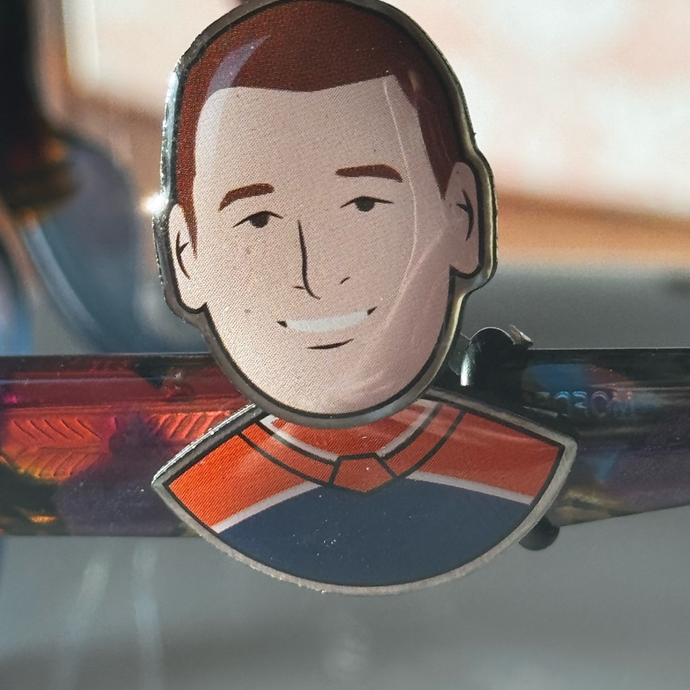 Zach Hyman Edmonton Oilers Glasses Decor
